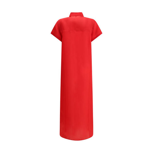 Multicolor Silk Cocktail Dress