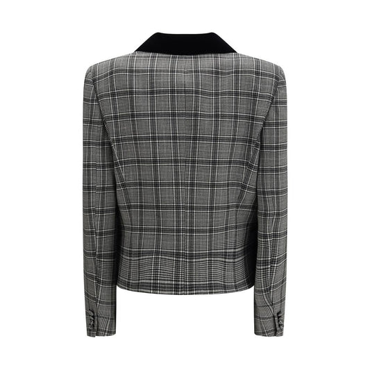 Gray Fleece Wool Coat