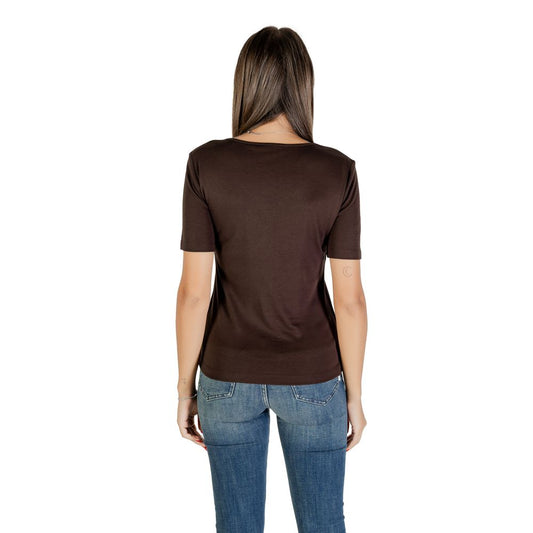 Brown Cotton T-Shirt