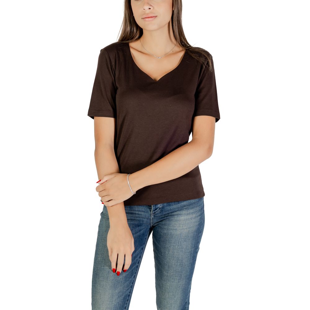 Brown Cotton T-Shirt