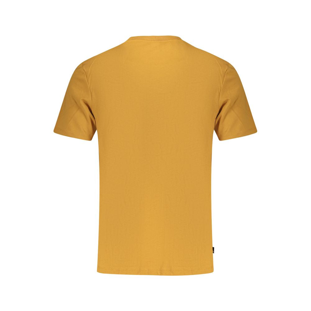 Marrone Cotton Men T-Shirt