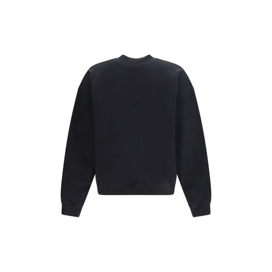 Black Cotton Sweatshirt