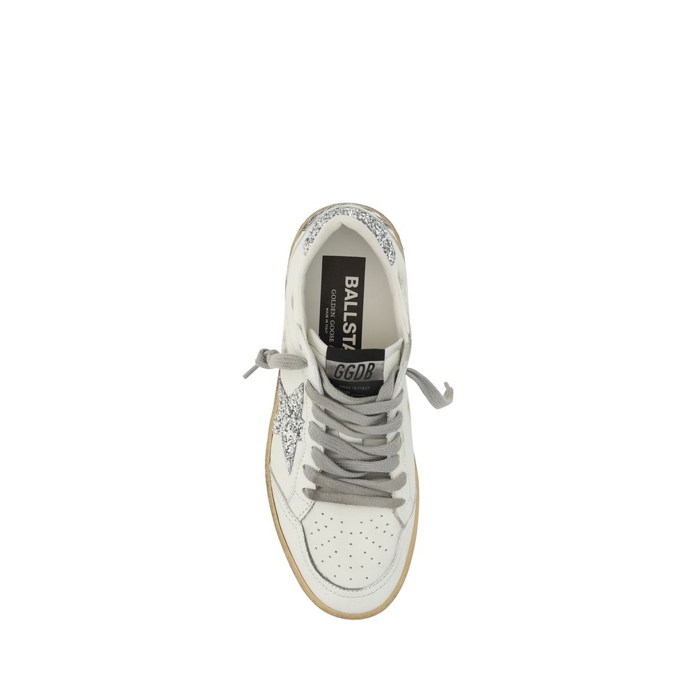 White Polyethylene Low Top Sneakers