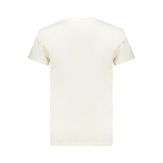 White Cotton Men's T-Shirt
