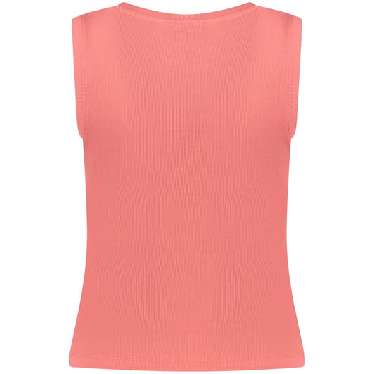 Pink Cotton Women's Tank Top