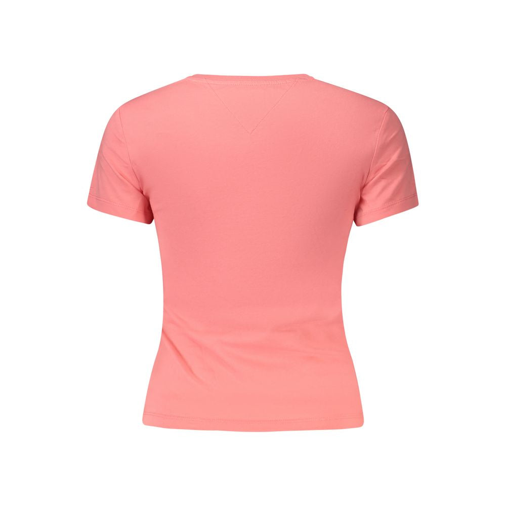 Pink Cotton Women's T-Shirt