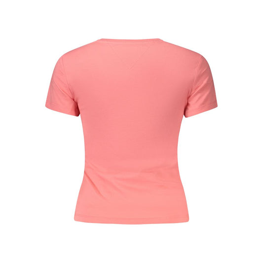 Pink Cotton Women's T-Shirt