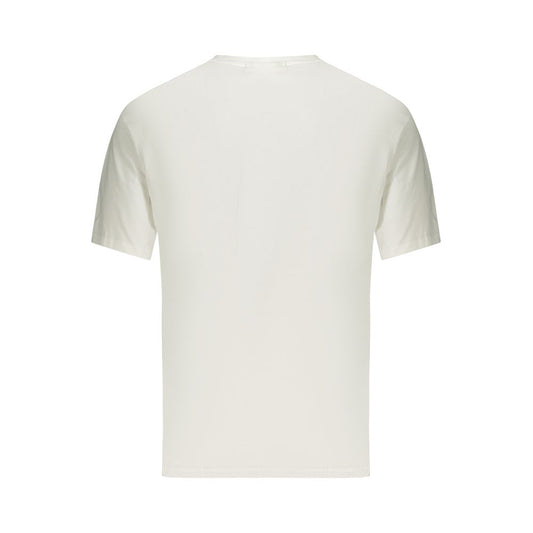 White Cotton Men T-Shirt