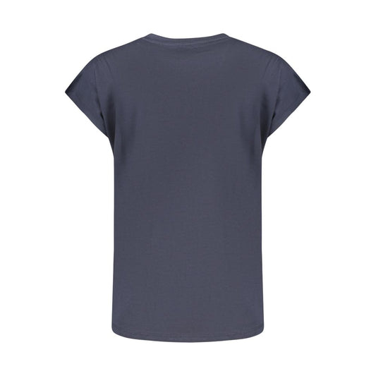 Blue Organic Cotton Women T-Shirt