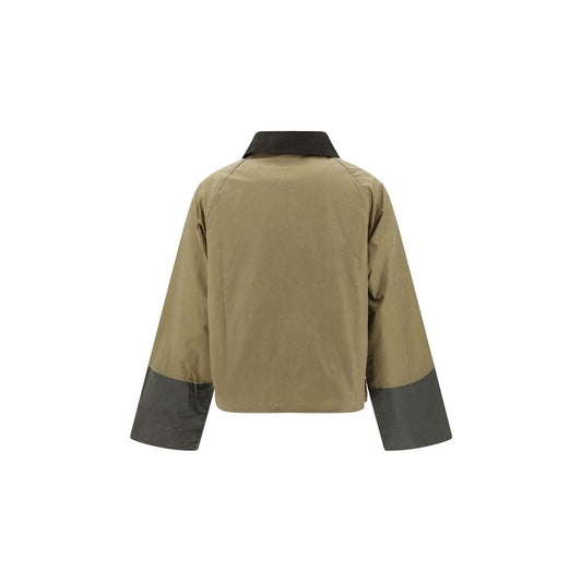 Bicolor Cotton Rain Coat