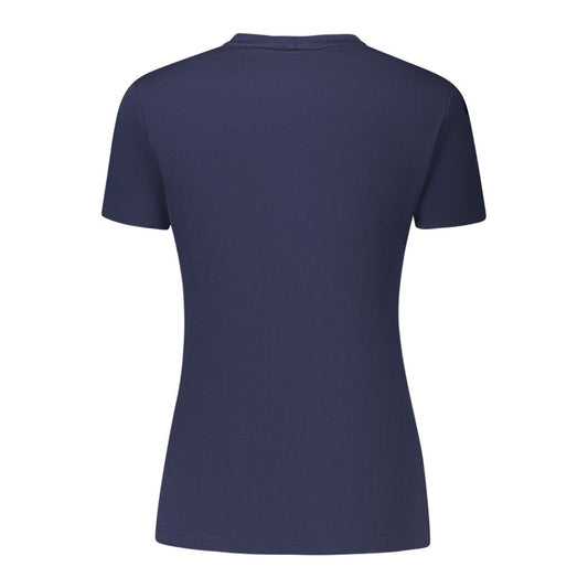 Blue Organic Cotton Women T-Shirt