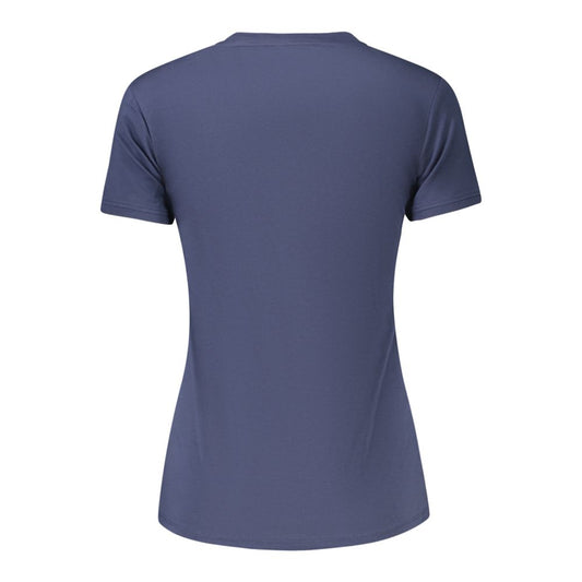 Blue Organic Cotton Women T-Shirt
