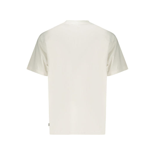 White Cotton Men T-Shirt