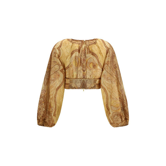 Bicolor Cotton Blouse