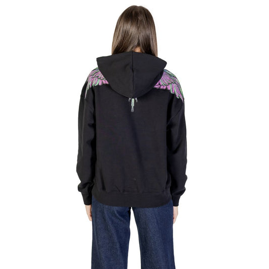 Black Cotton Hoodie