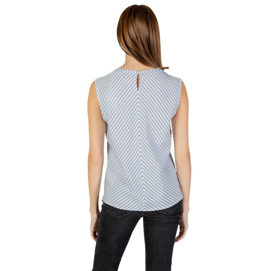 Blue Cotton Tank Tops