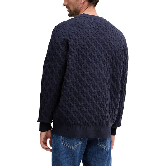 Blue Cotton Sweatshirt