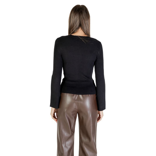 Black Viscose Sweatshirt