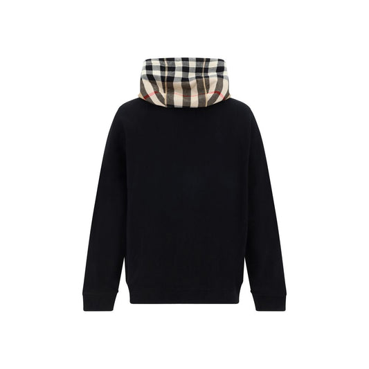 Black Cotton Sweatshirt