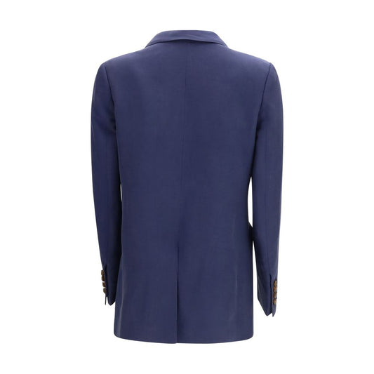 Blue Linen Blazer