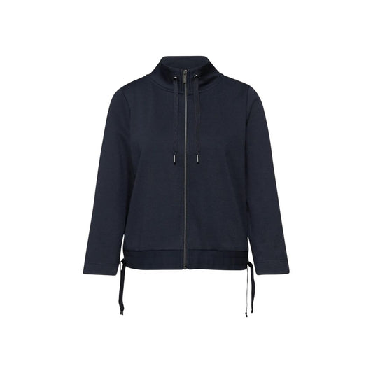 Blue Polyester Sweatshirt