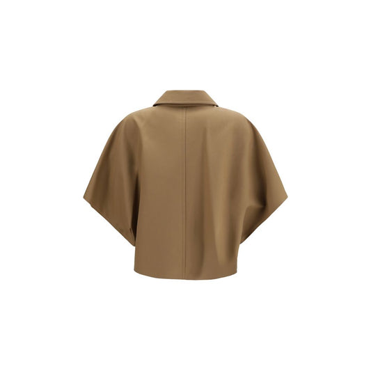 Brown Cotton Coat