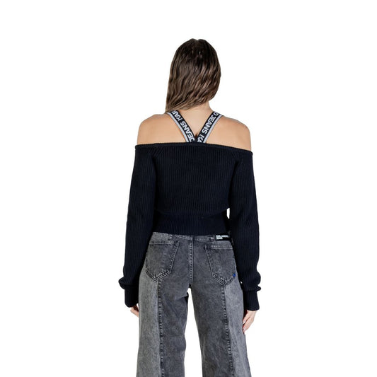 Black Cotton Sweatshirt