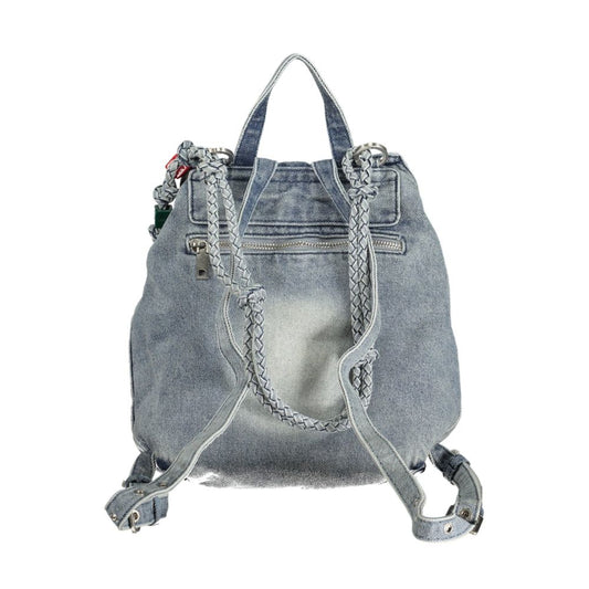 Azzurro Cotton Women Backpack