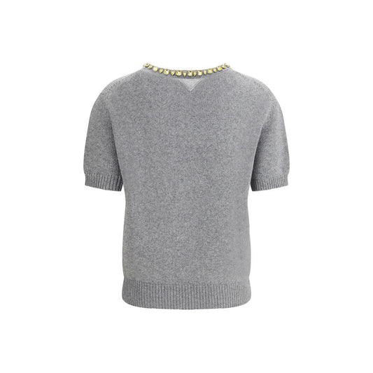 Gray Cashmere Sweater