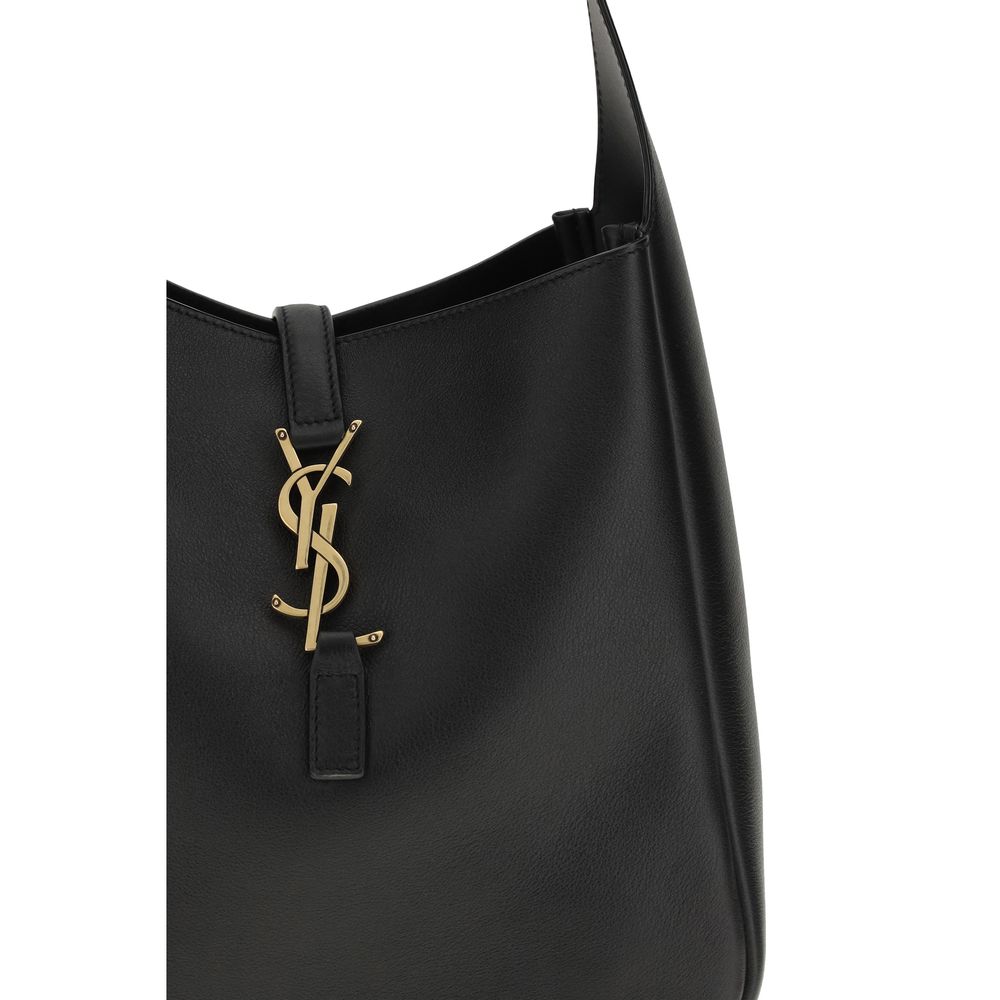 Black Calf Leather Bos Taurus Shoulder Bag