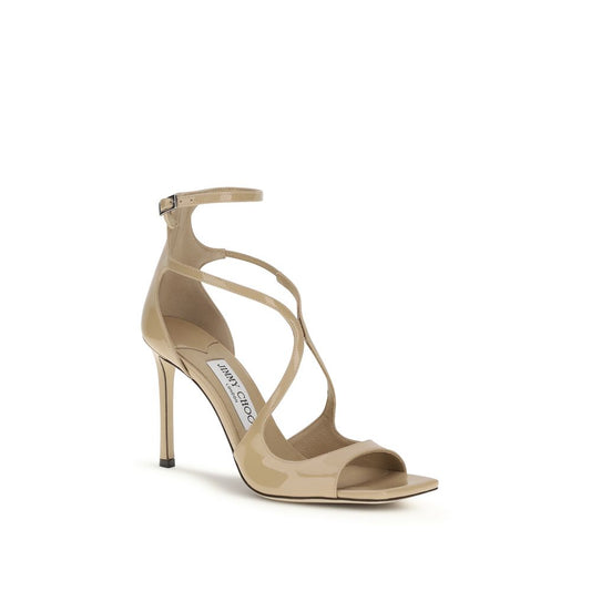 Multicolor Calf Leather Bos Taurus Stiletto Heel Sandals