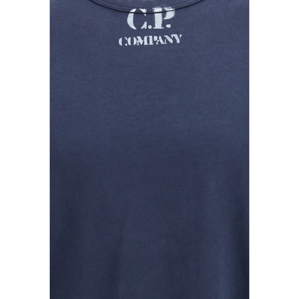 Blue Cotton T-Shirt