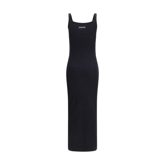 Black Cotton Casual Dress
