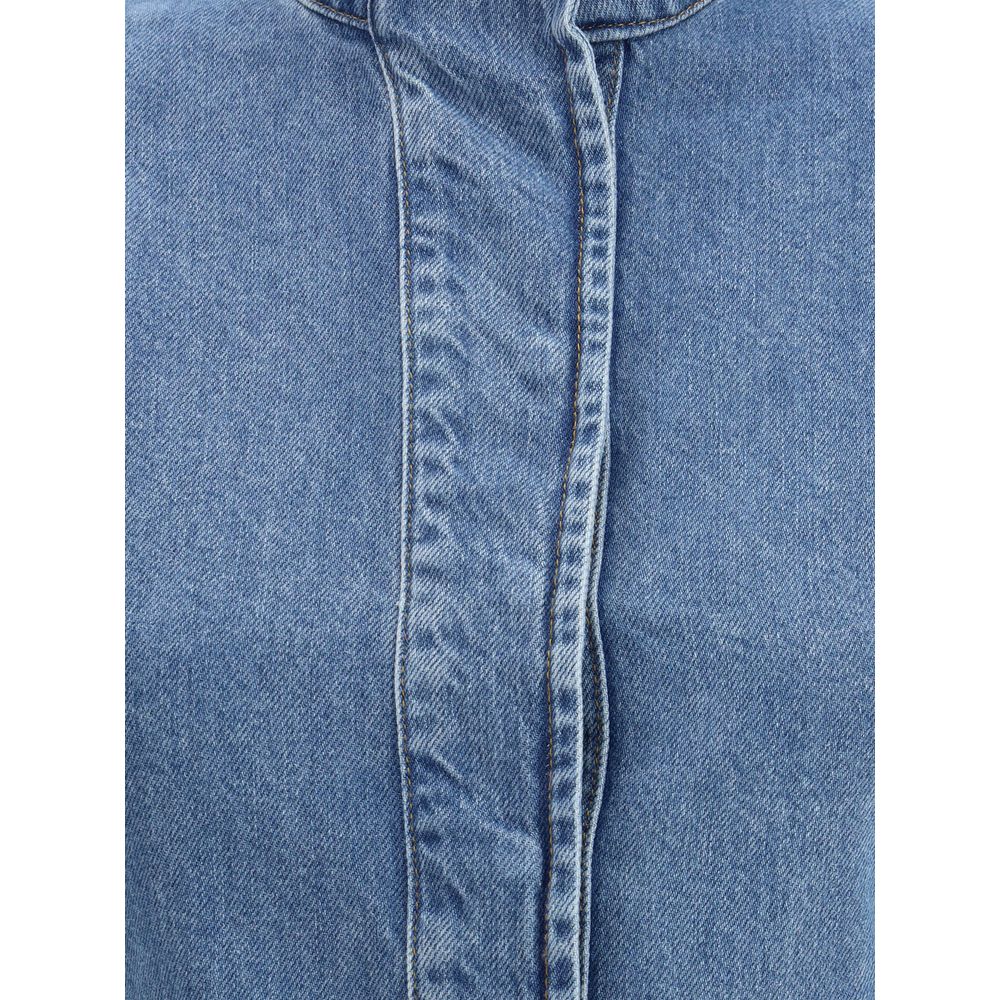 Blue Cotton Denim Jacket