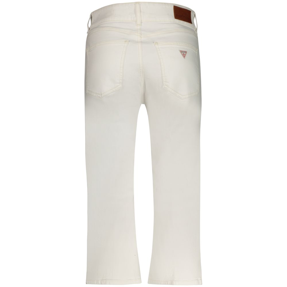 Bianco Cotton Women Capri