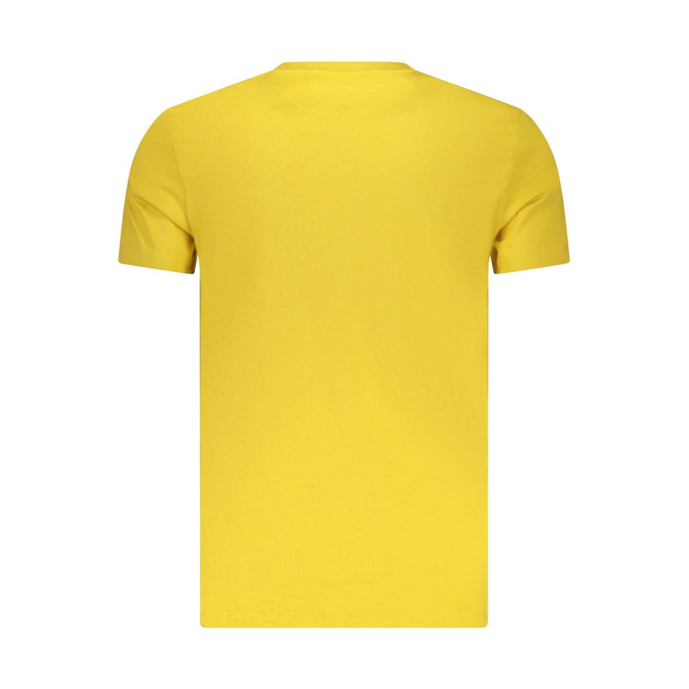 Yellow Cotton Mens T-Shirt