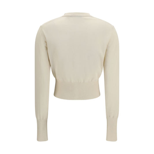 Beige Cotton Cardigan
