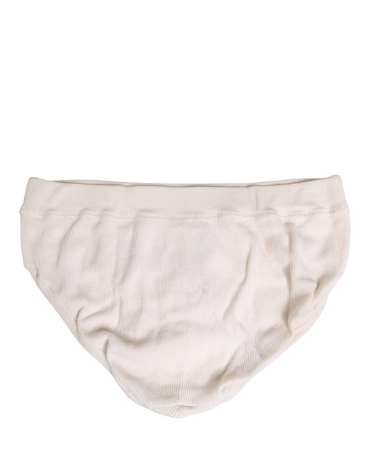 Off White Logo Silk Men Briefs Underwear