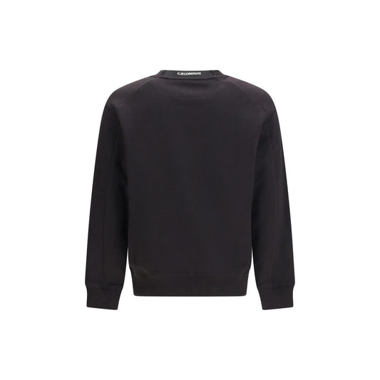 Black Cotton Sweatshirt