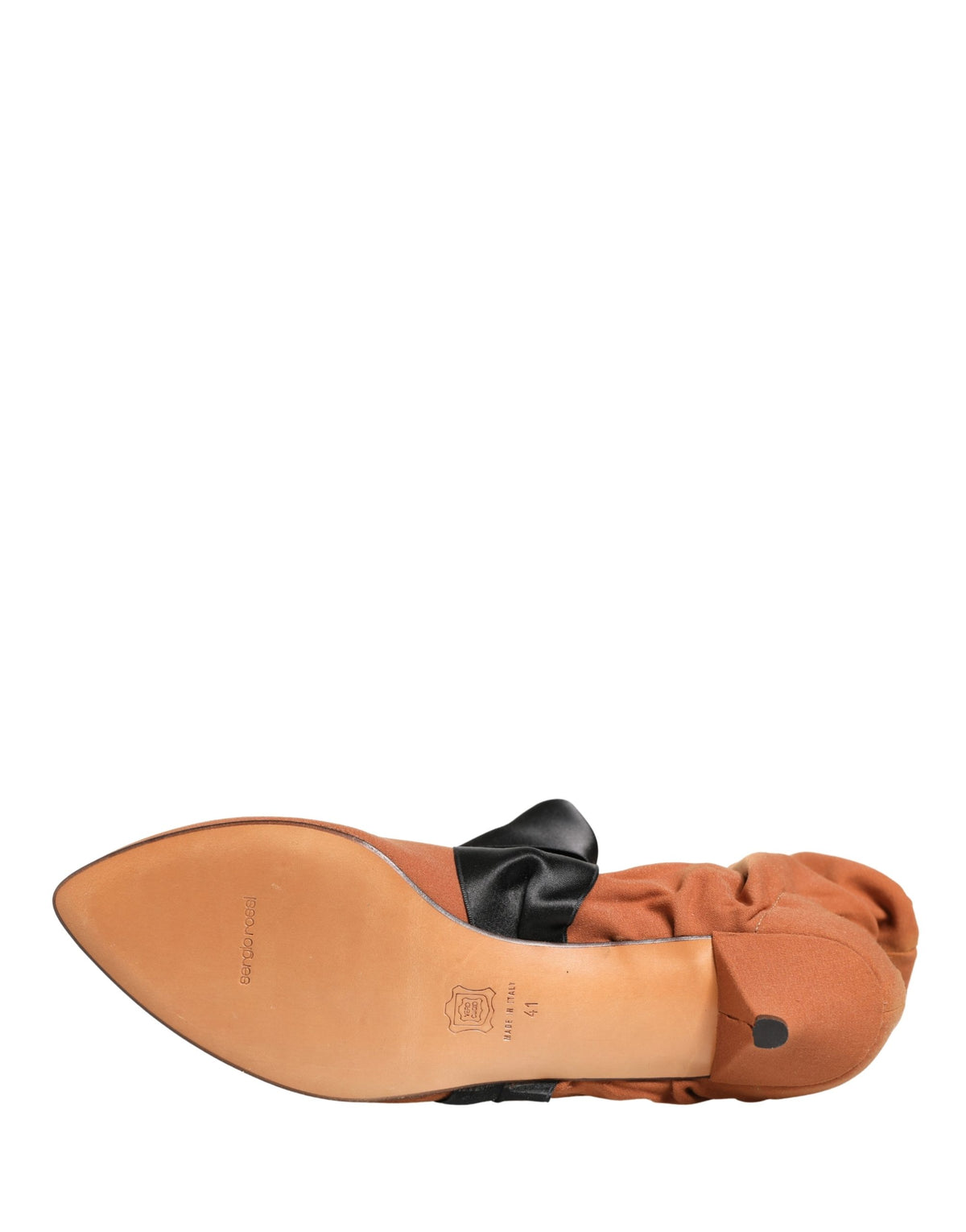 Brown Black Suede Boots Shoes
