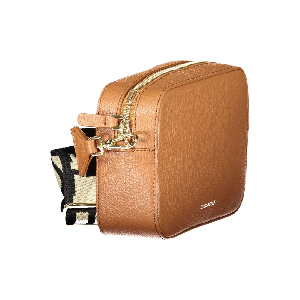 Marrone Leather Woman Handbag