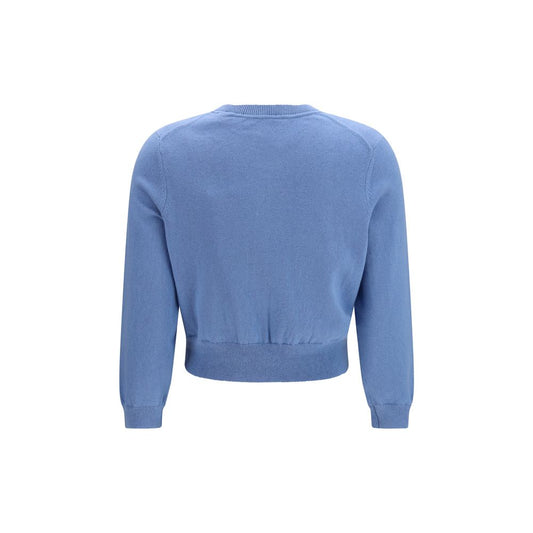 Blue Cotton Cardigan
