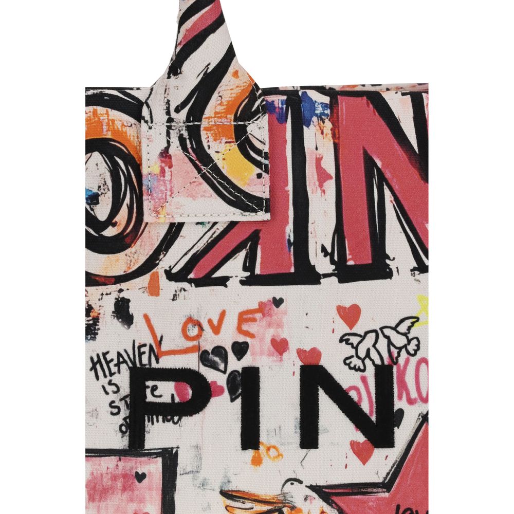 Multicolor Cotton Shoulder Bag