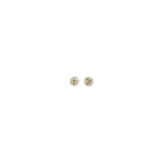 White Brass Earrings
