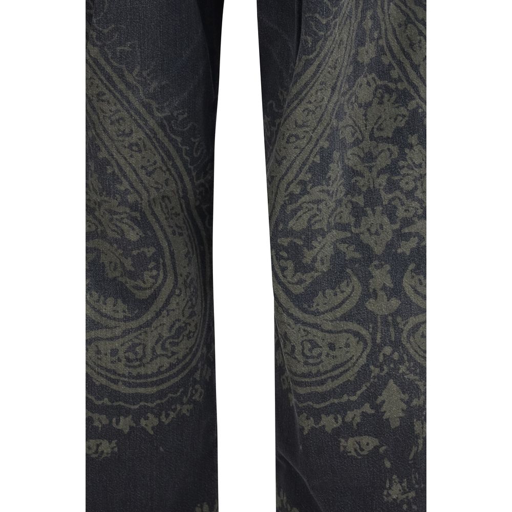 Black Cotton Jeans Denim