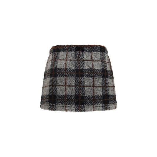 Multicolor Nylon Mini Skirt