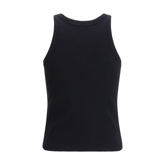 Black Cotton Tank Tops