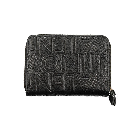 Black Polyurethane Women Wallet