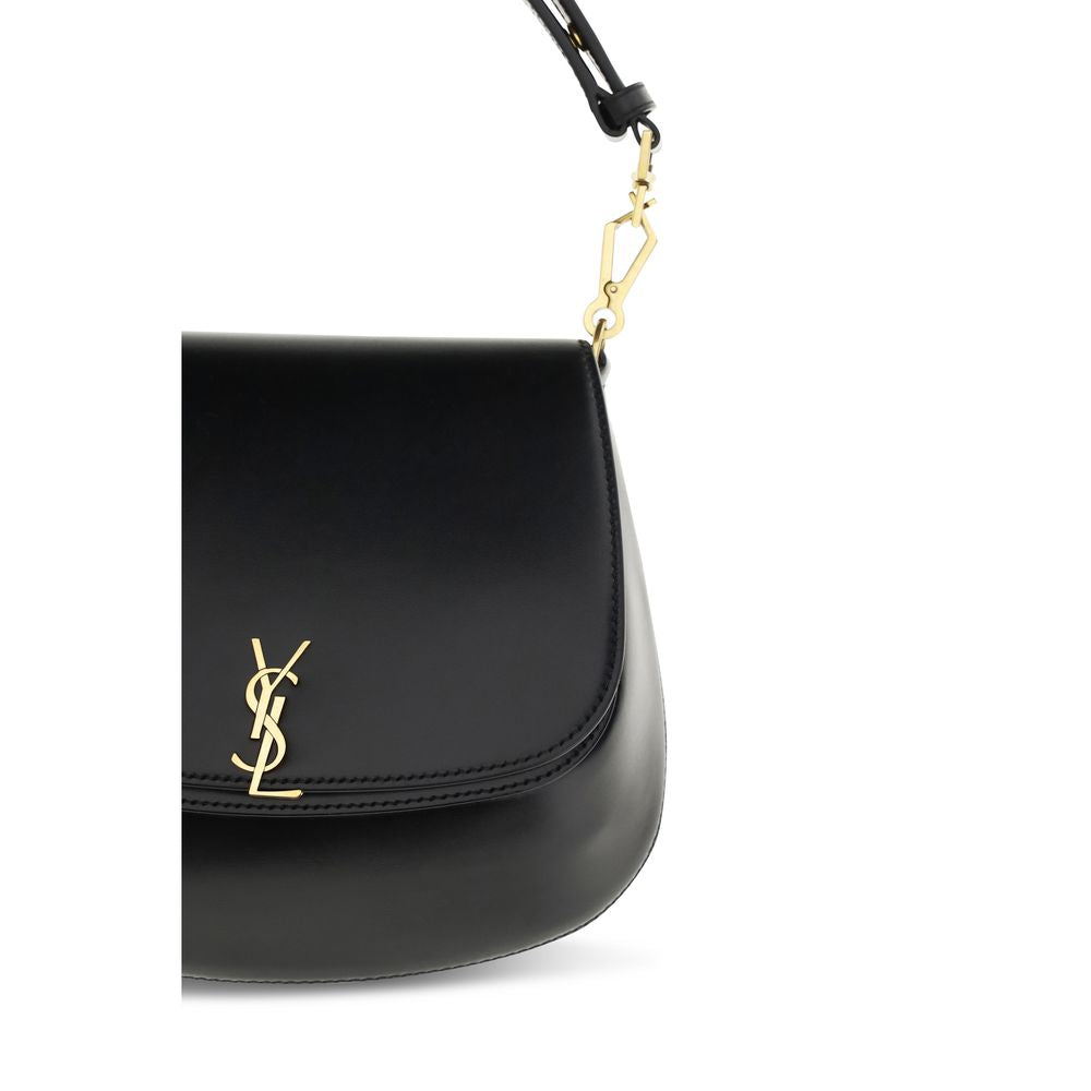Black Calf Leather Bos Taurus Handbag