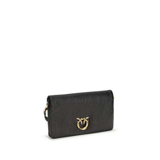 Black Goatskin Shoulder Bag
